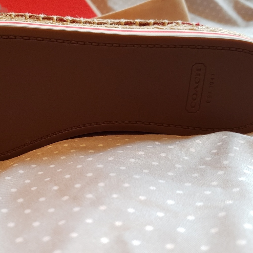 Coach Romy Nubuck/Soft Nappa Flats - Picture 4 of 6